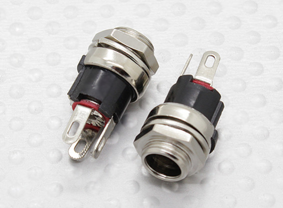 2.5mm - 5.5mm DC Chassis Socket Jack (2pc)