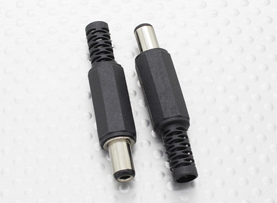 2.5mm - 5.5mm DC Plug Jack (2pc)