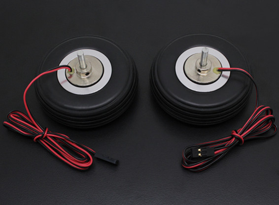 Turnigy électrique 66mm de frein magnétique du système (2.5 ") roue (2pc)