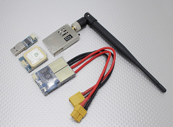 Skylark All-in-1 OSD (1.2G TX) 1000mW avec caméra et GPS