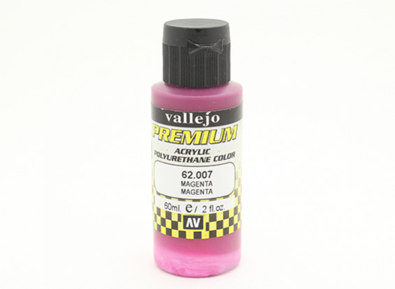 Peinture acrylique de couleur Vallejo Premium - Magenta (60ml)