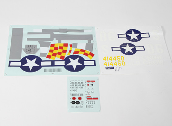 Durafly ™ 'Old Crow' P-51D Mustang - Remplacement Decal