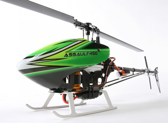 Assault 450 DFC Flybarless Helicopter 3D électrique (PNF)