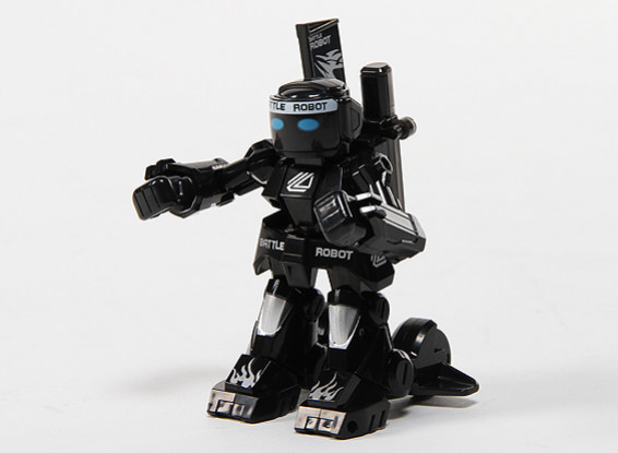 2ch Mini R / C Battle Robot avec chargeur (Noir)