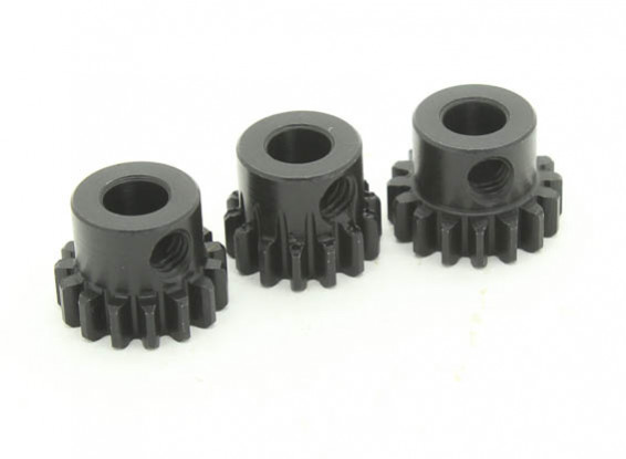 Hardened Steel Pinion Gear Set 32P Ajuster Shaft 5mm (14/15 / 16T)