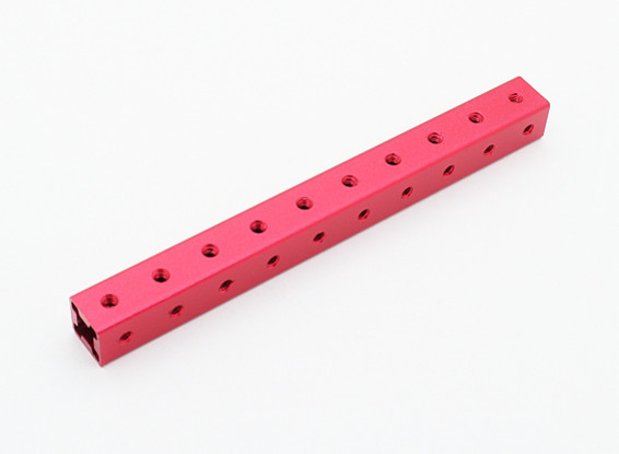 RotorBits Pre-Foré en aluminium anodisé Construction profil 100mm (Rouge)