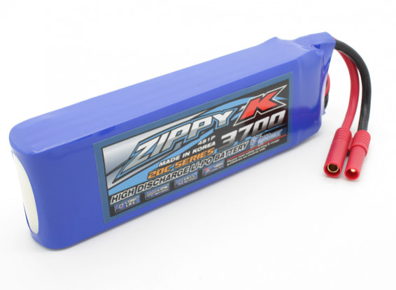 Batterie Zippy-K FlightMax 3700mAh 4S1P 20C Lipoly