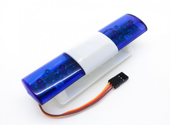 Police de voiture de LED Système d'éclairage Ovale Style (Bleu)