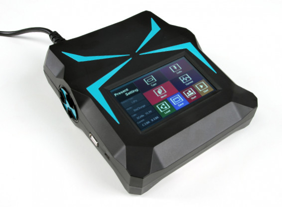 Écran tactile HobbyKing ™ X200 AC / DC Smart Battery Charger 10A 6S (UK Plug)