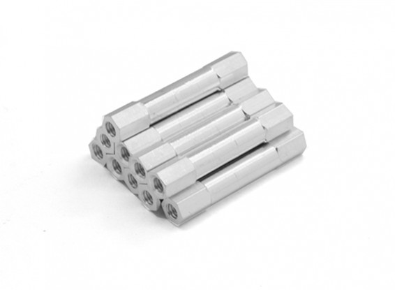 En aluminium léger Round Section Spacer M3 x 26mm (10pcs / set)