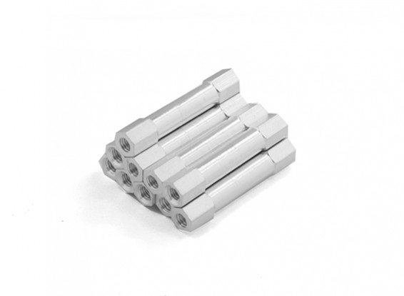 En aluminium léger Round Section Spacer M3 x 29mm (10pcs / set)