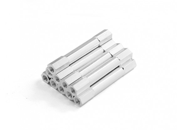 En aluminium léger Round Section Spacer M3 x 37mm (10pcs / set)