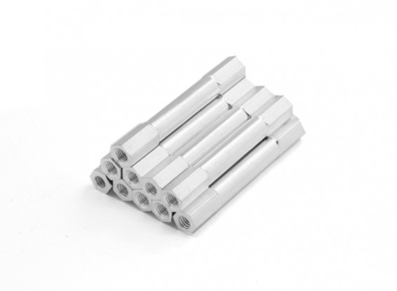 En aluminium léger Round Section Spacer M3 x 38mm (10pcs / set)