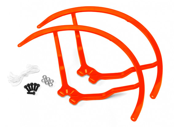 9 Inch Plastic Universal Multi-Rotor Hélice Garde - Orange (2set)