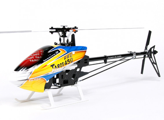 Tarot 450 Kit d'hélicoptères V2 DFC Flybarless PRO (TL20006-noir)