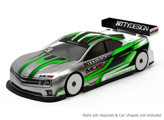 Bittydesign MC10 190mm 1/10 Touring Car Body Racing (RAAR approuvé)