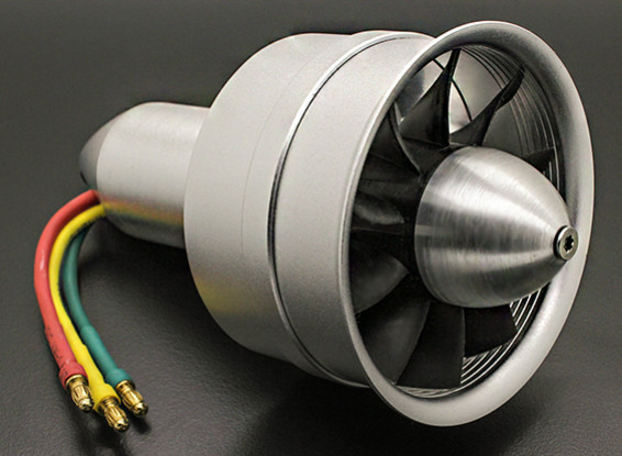 Alliage DPS 64mm 10 lame électrique Ducted Fan Assembley 3300KV