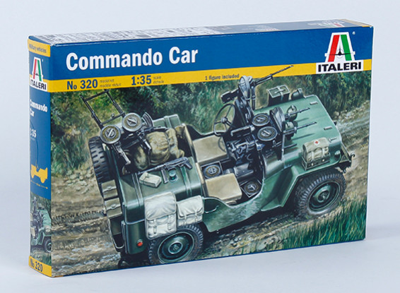 Kit Italeri 1/35 Échelle Commando voiture en plastique modèle