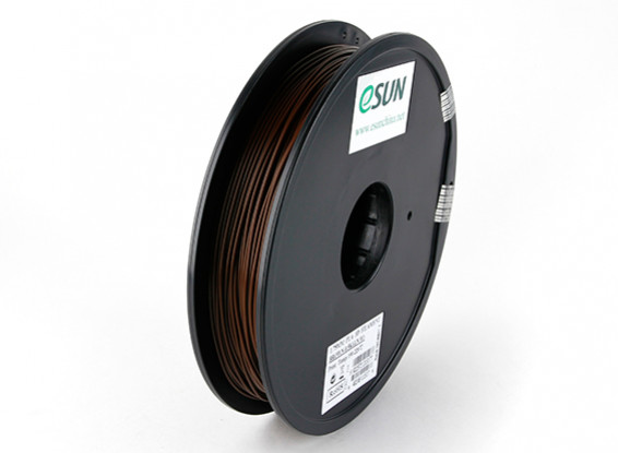 ESUN Imprimante 3D Filament Brown 1.75mm PLA 0.5KG Spool