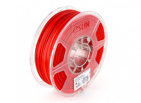 ESUN Imprimante 3D Filament rouge 3mm PLA 1KG Rouleau