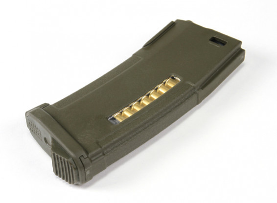 PTS 120rounds Enhanced Polymer Magazine pour AEG (Olive Drab)