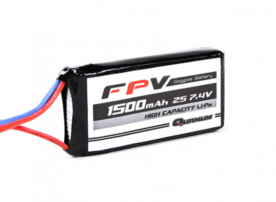 Quanum FPV Headset batterie 7.4V 1500mAh 3C