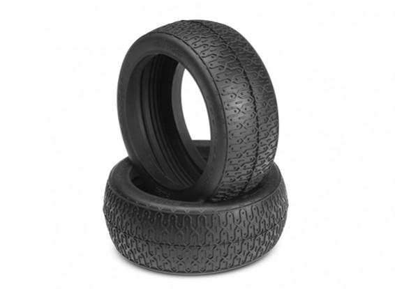 JConcepts Webs Dirt 1 / 8ème Buggy Tires - Green (Super Soft) composé