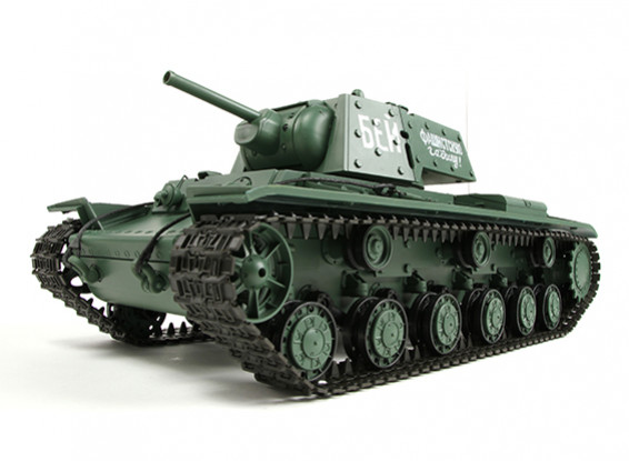 KV-1S Ehkranami RC Tank RTR w / Airsoft / Smoke & Tx (prise américaine)