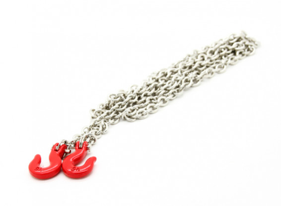 Crochet en aluminium 1/10 Scale (Large) avec chaîne en acier