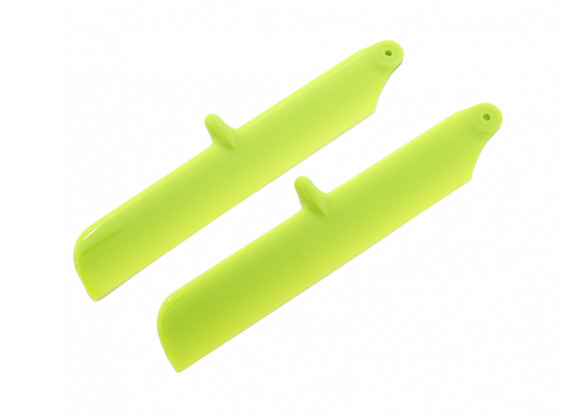 Assault 100 Flybarless Helicopter remplacement rotor principal Blades (1pr) Fluorescent Vert