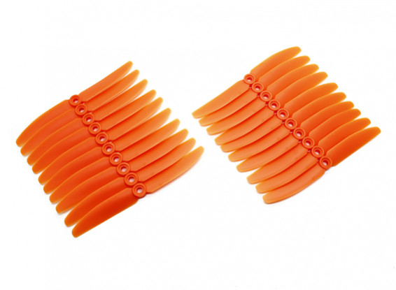 Gemfan 5030 Multirotor ABS Hélices Bulk Pack (10 paires) CW CCW (Orange)