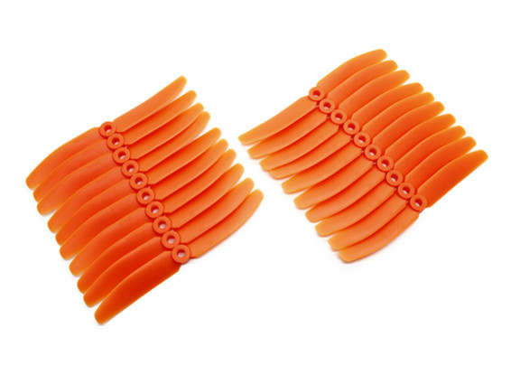 Gemfan Multirotor ABS Bulk Pack 5x4 Orange (CW / CCW) (10 paires)