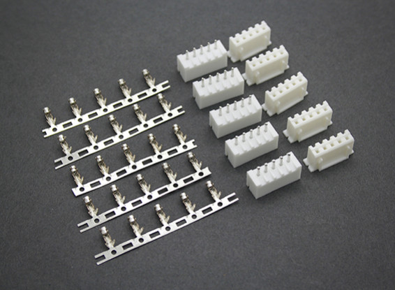 (4S) 5 Pin JST-XH Balancer Connecteurs Mâle / Femelle (5 paires)