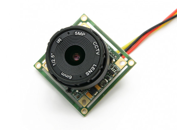 1 / 2,5 pouces Sony CCD Caméra vidéo 700TV Lines F2.0 5MP IR (PAL)