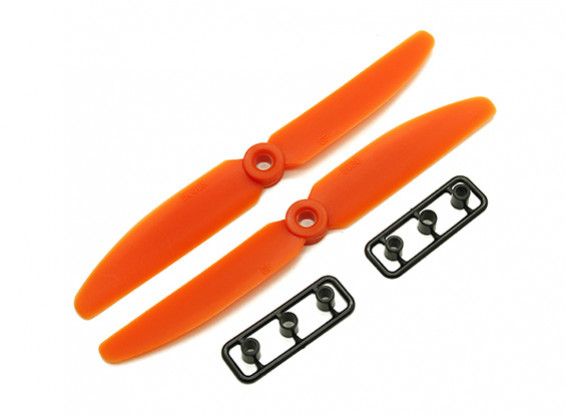 Gemfan 5030 GRP / Nylon Hélices CW / CCW Set (Orange) 5 x 3