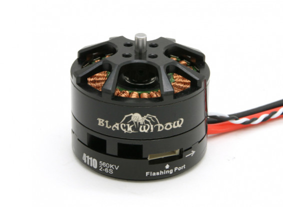 Black Widow 4110-560Kv Avec intégré ESC CW / CCW