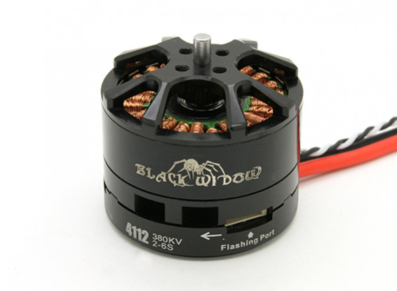 Black Widow 4112-380Kv Avec intégré ESC CW / CCW