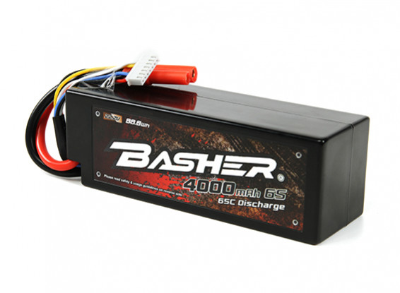 Basher 4000mAh 6S 65C Hardcase Paquet