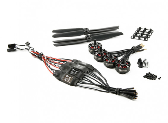 LDPOWER D250-2 Power System Multicopter 2206-1900kv (6 x 3) (4 pièces)