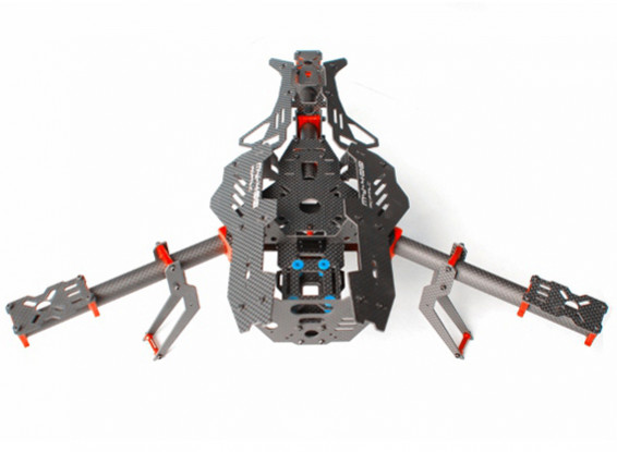 Mosquito Y400 400mm 3-Axis Cadre fibre tricopter (Y6 CONFIG)