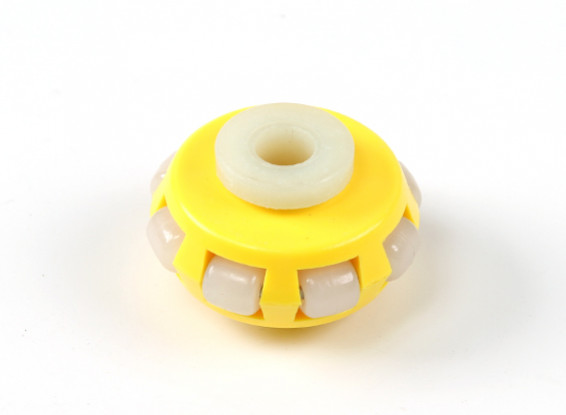 GD-03AT Omni-directionnel unique Robot Layer Wheel 40mm / 10 kg circulaire Fitting