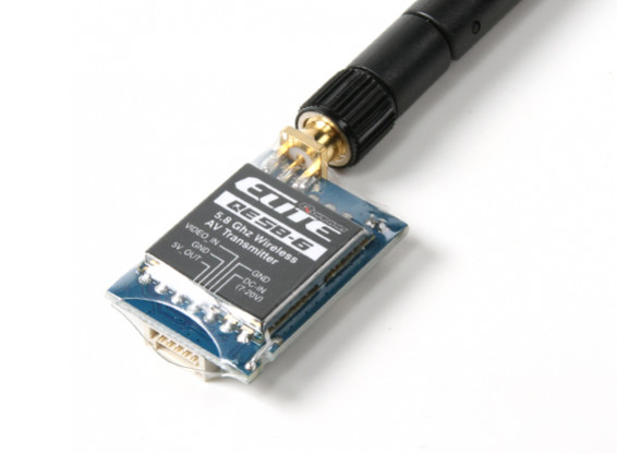 Quanum ELITE QE58-6 5.8GHz sélectionnable 25mW - Transmetteur AV Wireless 600mW