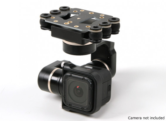 Quanum FY Mini 3D PROS 3 Axis Gimbal - GoPro Hero4 Session Compatible