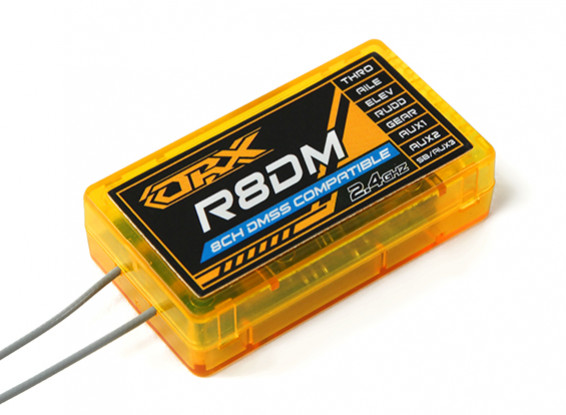 Orange R8DM 8Ch DMSS Receiver