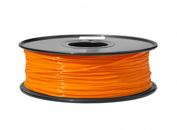 HobbyKing 3D Filament imprimante 1.75mm ABS 1KG Spool (Orange P.021C)