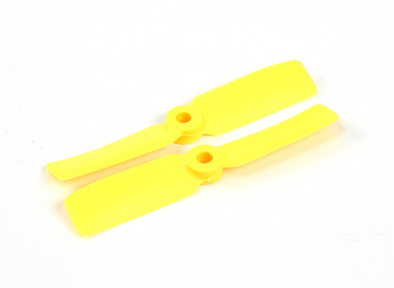 HobbyKing 3550 Bullnose PC Hélices (CW / CCW) Jaune (1 paire)