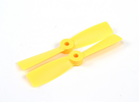 HobbyKing 4050 Bullnose PC Hélices (CW / CCW) Jaune (1 paire)
