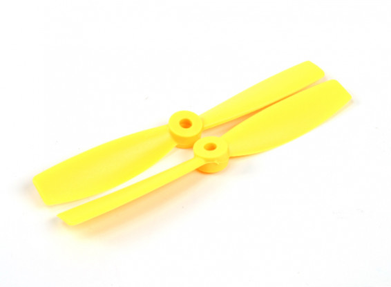 HobbyKing 5050 Bullnose PC Hélices (CW / CCW) Jaune (1 paire)
