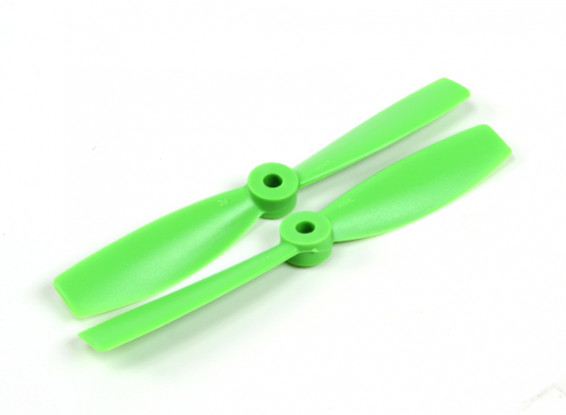 HobbyKing 5050 Bullnose PC Hélices (CW / CCW) Vert (1 paire)