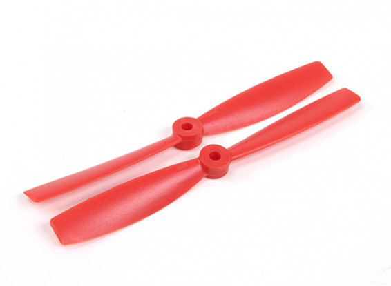 HobbyKing 6050 Bullnose PC Hélices (CW / CCW) Rouge (1 paire)
